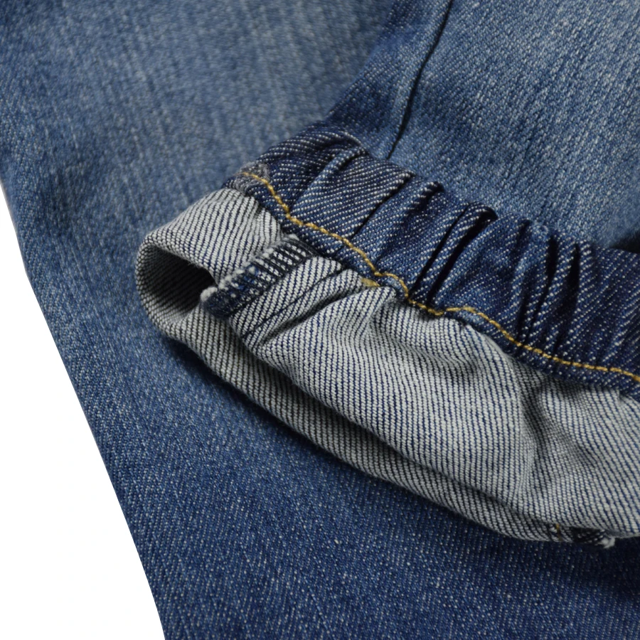 Детские джинсы для маленьких мальчиков и девочек с рисунком из мультфильмов