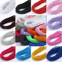5mlot high elastic 1mm colorful round elastic band thread cord rope rubber band elastic stretch cord diy sewing accessories