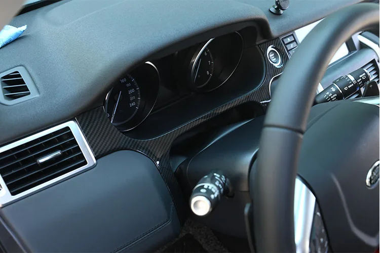 Декоративный чехол на руль из АБС-углеволокна отделка для Land Rover Discovery Sport 2015 2016 2017