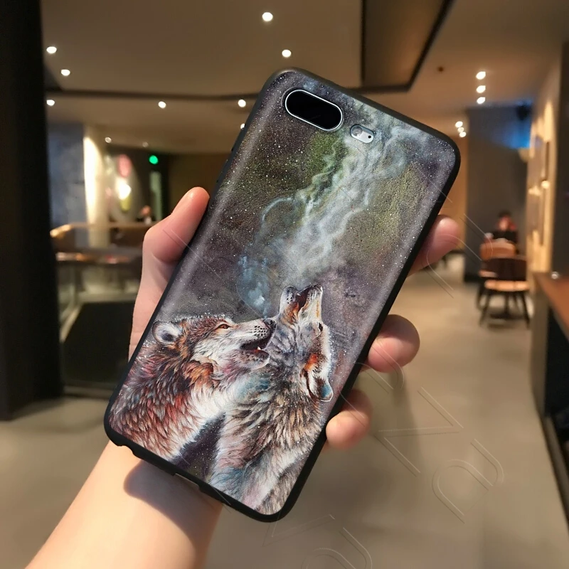 Чехол Lavaza Angry Animal Wolf Face для iPhone 11 Pro XS Max XR X 8 7 6 6S Plus 5 5s |