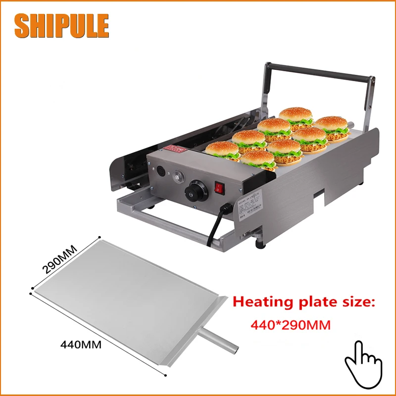 2018 умеренная цена из нержавеющей стали гамбургер булочка toastor стейк - купить по