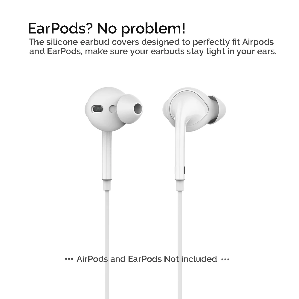3 пары для Airpods, чехол для ушей, силиконовые наушники, наушники, крючок для ушей+ чехол для хранения, чехол для Airpods, 2 аксессуара для наушников