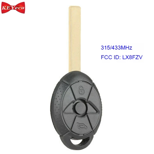 KEYECU для BMW Mini Cooper 2005 2006 2007 пульт дистанционного управления автомобильный брелок