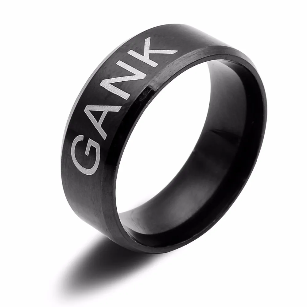 Dota 2 кольца для переноски черные из нержавеющей стали подарка 5 шт./лот|stainless steel