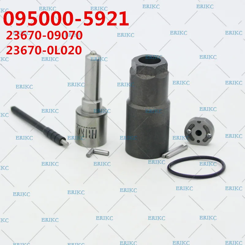 

23670-09070 ERIKC 095000-5921 Pump Injection Repair Kits Nozzle DLLA155P863 Injector Nozzle 23670-0L020 for Toyota Hilux 2KD-FTV