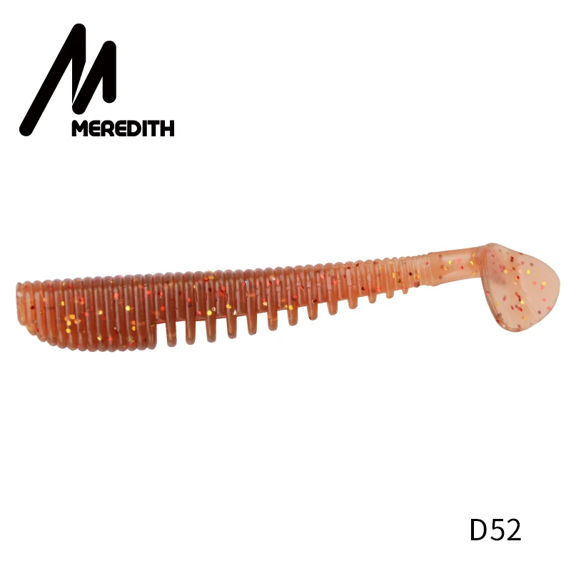 D52 MEREDITH Awaruna, рыболовные приманки, 8 см, 9,5 см, 13 см, искусственные приманки, воблеры, мягкие приманки, Shad, карп, силиконовые рыболовные мягкие приманки, снасти - Цвет: D52