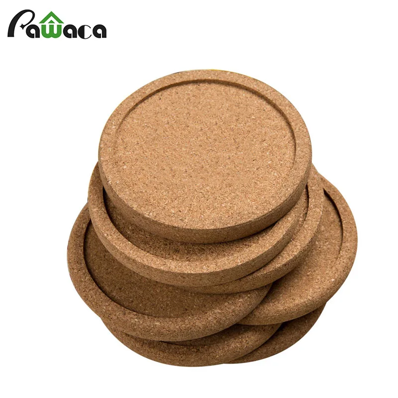 12 шт./компл. круглая пробка подставки для кофе напитков чайных чашек|Коврики и