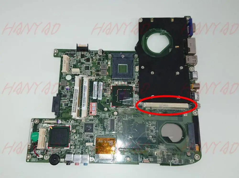 Материнская плата DA0ZD1MB6F0 MBAGW06001 для ноутбука ACER ASPIRE 5920 5920G MB.AGW06.001 с графической