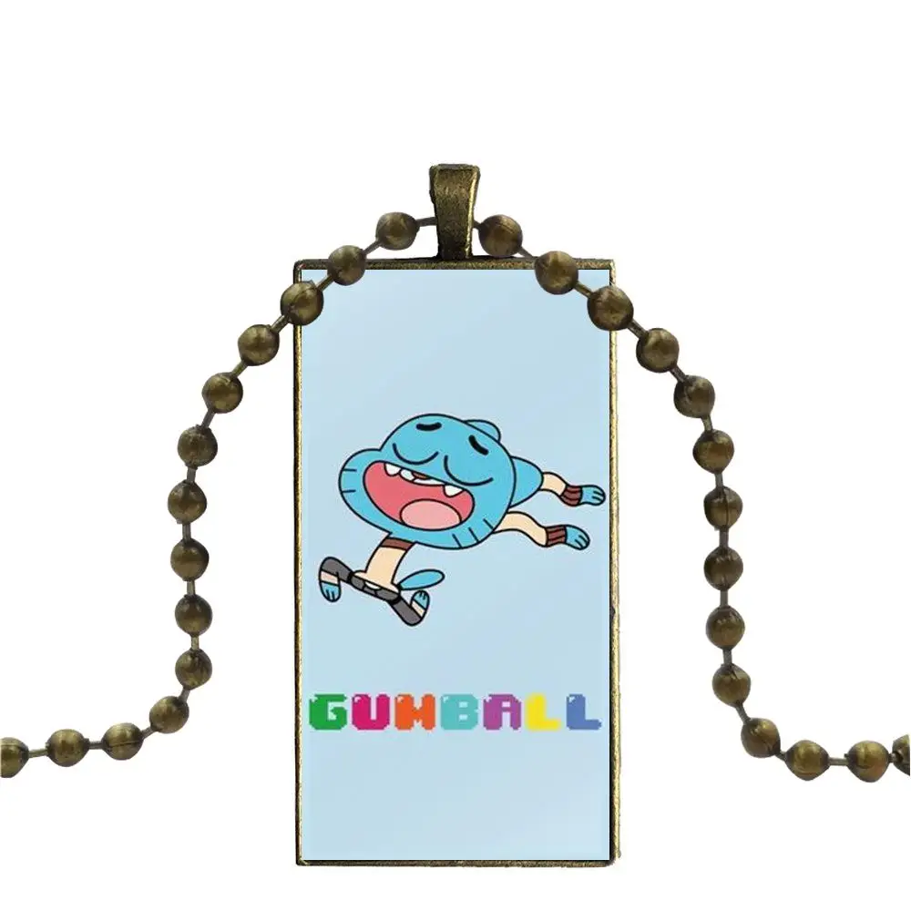 Восхитительный мир Gumball для детского ожерелья модная Длинная цепочка с