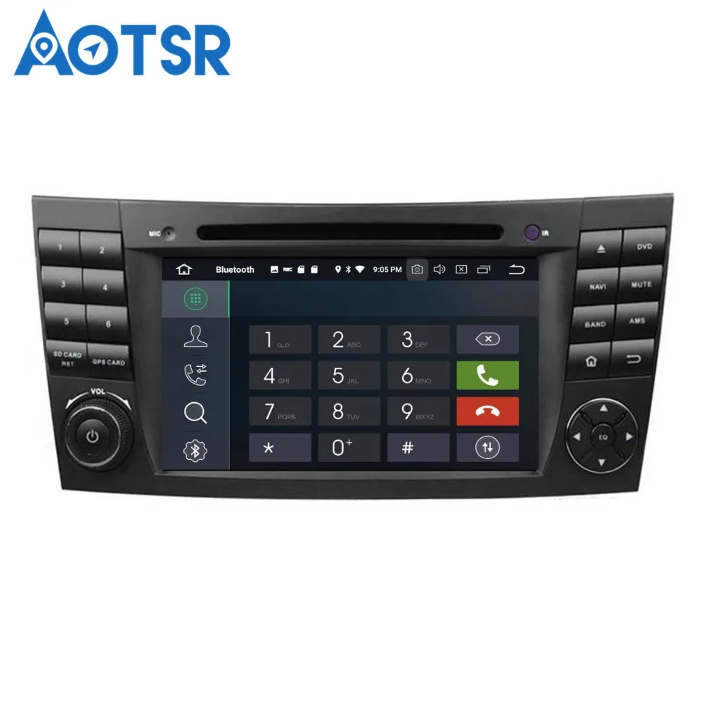 Aotsr Android 7 1/GPS навигатор Автомобильный без DVD плеера для Benz E class CLS G Мультимедийный