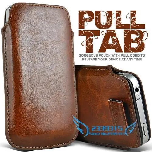 Мода красочные Pull Up Tab Ремешок Кожаный PU телефон сумки случаи 13 цветов Чехол Для ZTE