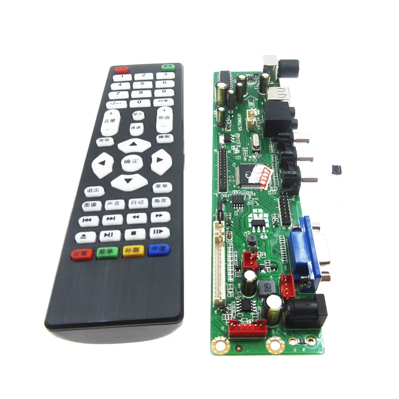 V29 Универсальный светодиодный ЖК телевизор плата драйвера AV/PC/VGA/HDMI/USB интерфейс USB