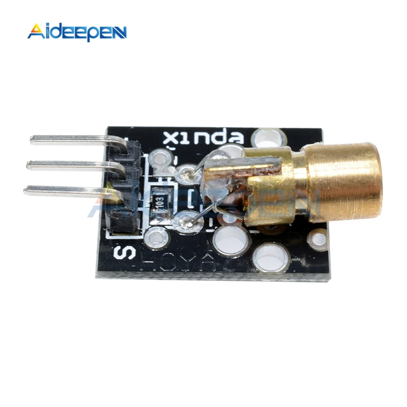 5 шт. DC 5V KY-008 650nm лазерный модуль датчика 6 мм МВт красная лазерная указка точка