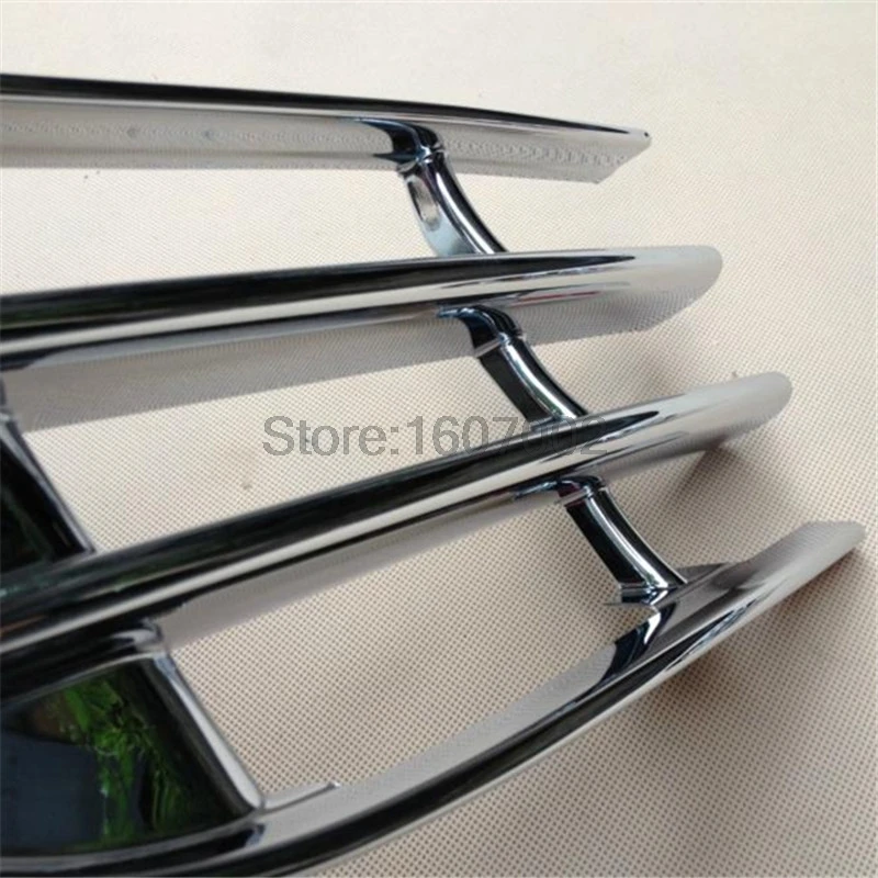 2 шт. хромированная решетка для Mazda 6 M6 Atenza 2013 2014 2015|trim cover|chrome car stylingfront grill cover |