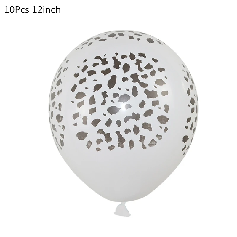 10pcs balloon4 Джунгли вечерние воздушные шары из фольги в виде животного зоопарка животных джунглей тематическая вечеринка на день рождения украшения Дети День рождения воздушные шары для вечеринки в стиле сафари Декор - Цвет: 10pcs balloon4
