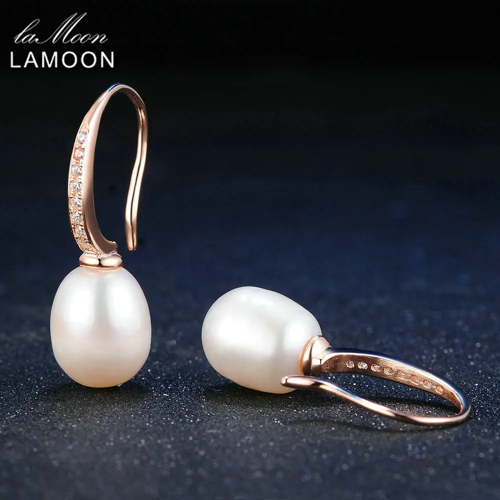 Женские серьги подвески из серебра 925 пробы с пресноводным жемчугом|drop earrings|jewelry