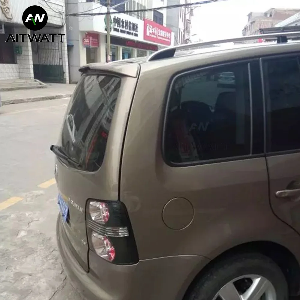 Подходит для Volkswagen Touran 2008-2015 Спойлер ABS пластик Неокрашенный праймер цвет заднее