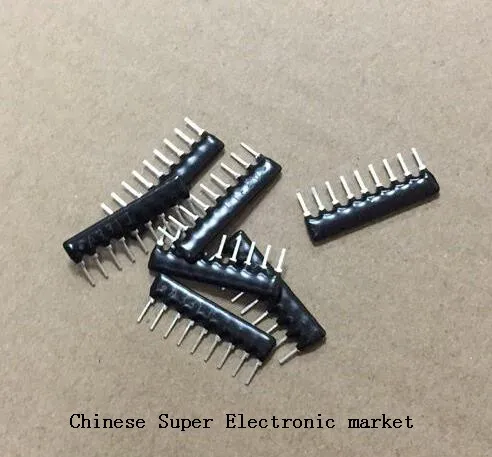 10 шт. 9Pin резистор сетевой массив A09-331 330R A331 2,54 мм поршневой палец SIP-9(1-10 K 1K5 2K2 4K7 470R 100R 220R 330R 20K 47 K, 2K 3K3
