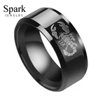 Кольцо мужское из нержавеющей стали, 8 мм, 7-13 дюймов