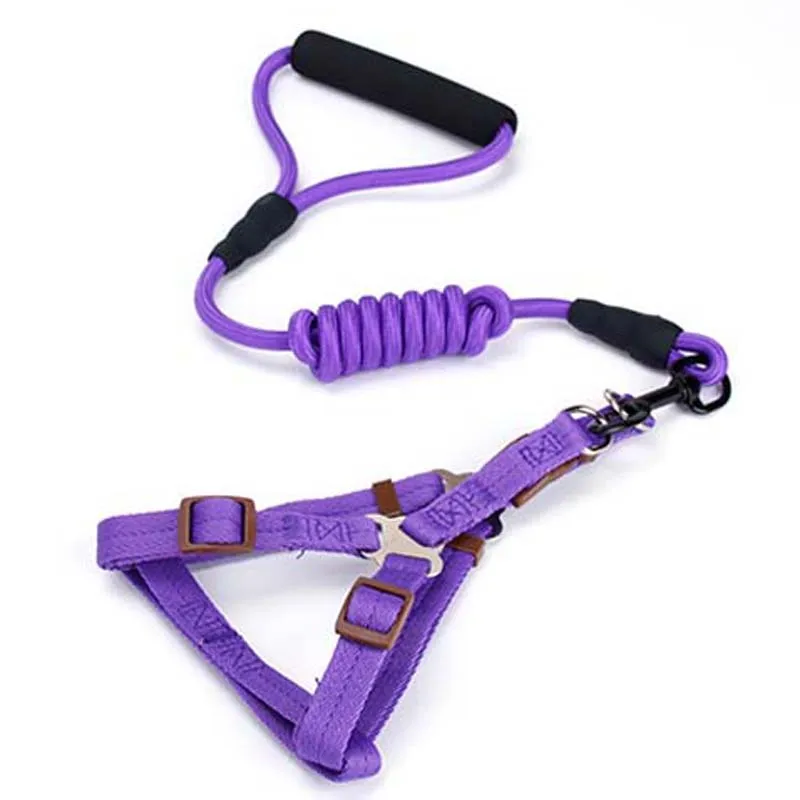 Adjustable Breathable Soft Colorful Dog Collar High Quality Non-toxic Nylon Mesh Harness Two-piece Set 20E | Дом и сад