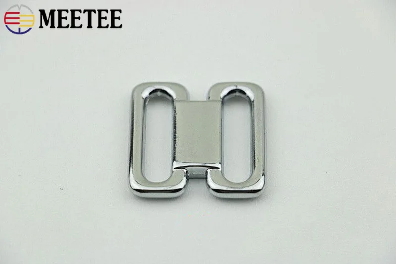 Meetee 5/10 шт. 23 мм металлическая Тройная скользящая Пряжка для сумки ремень