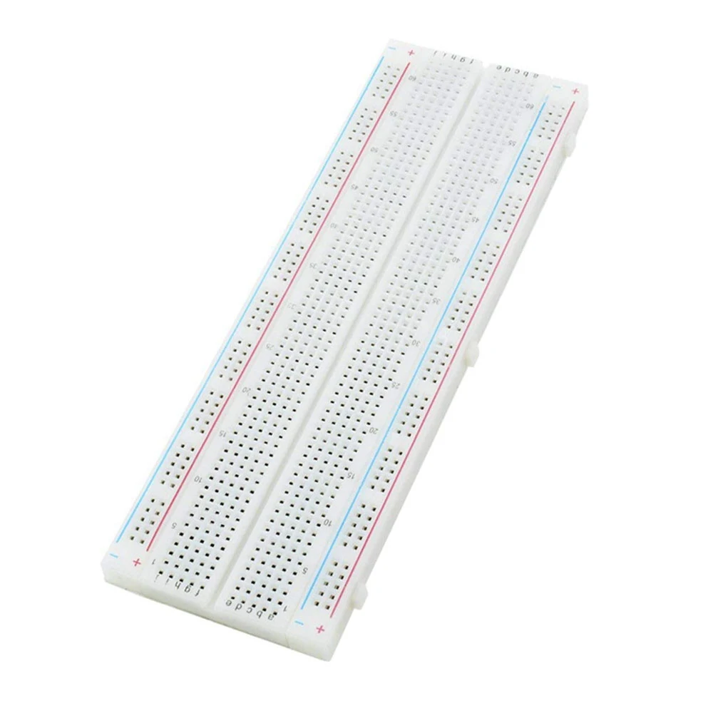 Only Breadboard Макетная плата силовой модуль 830 точек без пайки прототип хлебная плата комплект перемычки Провода кабели для Arduino diy kit Raspberry Pi - Цвет: Only Breadboard