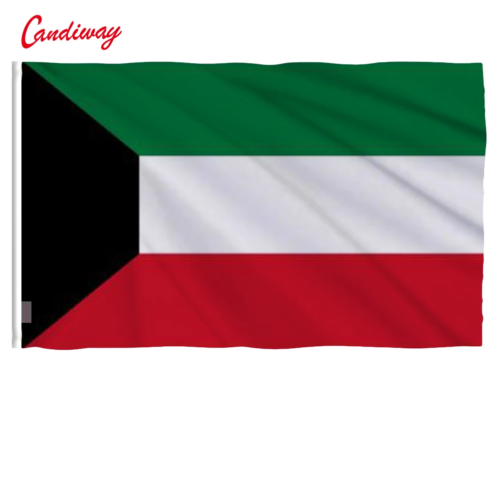 

3x5 футов, Кувейт, флаг, арабское государство, баннер, кантри, подвесной Офис/мероприятие/парад/Фестиваль/украшение для дома NN086