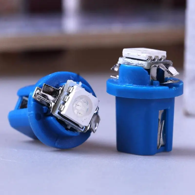 10 шт. T5 B8.5D 5050 SMD СВЕТОДИОДНЫЙ Автомобильный светильник автомобильный приборной