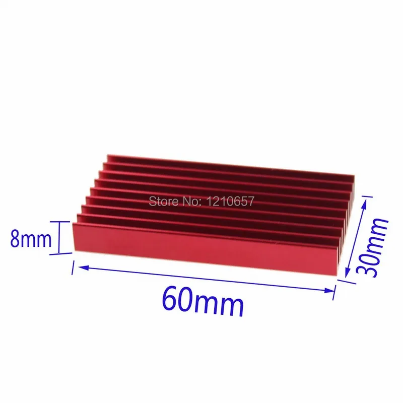 1 шт. алюминиевый радиатор охлаждения 60x30x8 мм|led baton|led lancerled lamp driver ic |