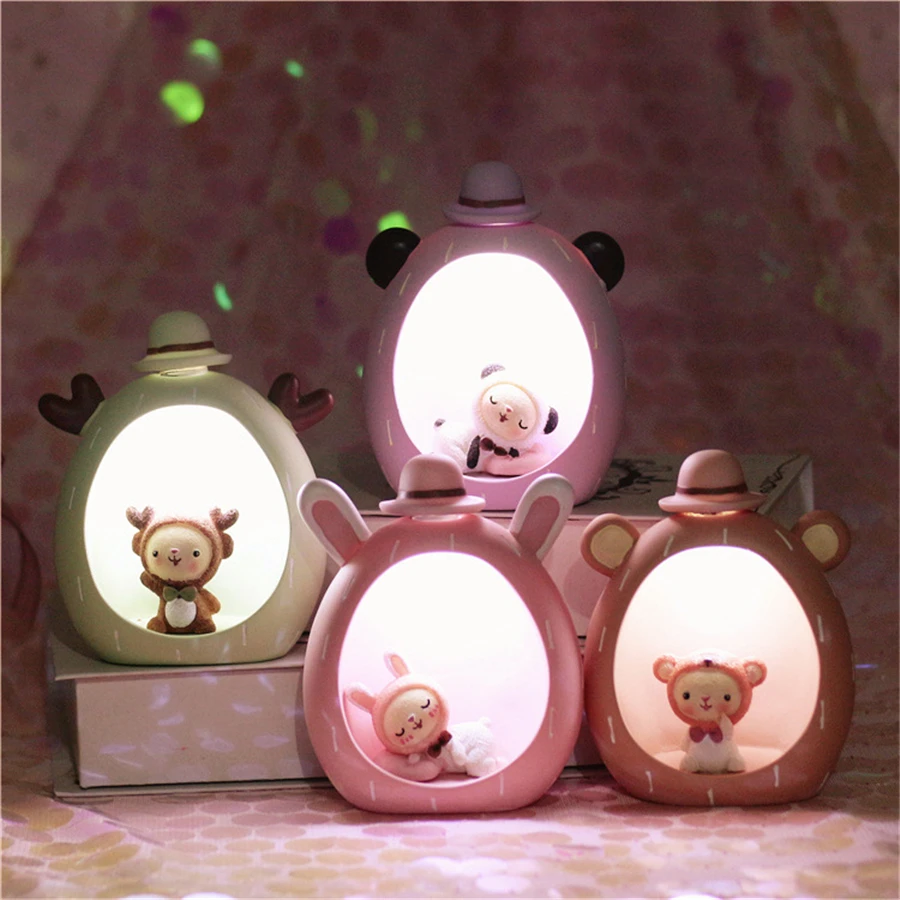 Единосветодио дный Рог светодиодный ночник Luminaria гирлянда фея струнные Огни