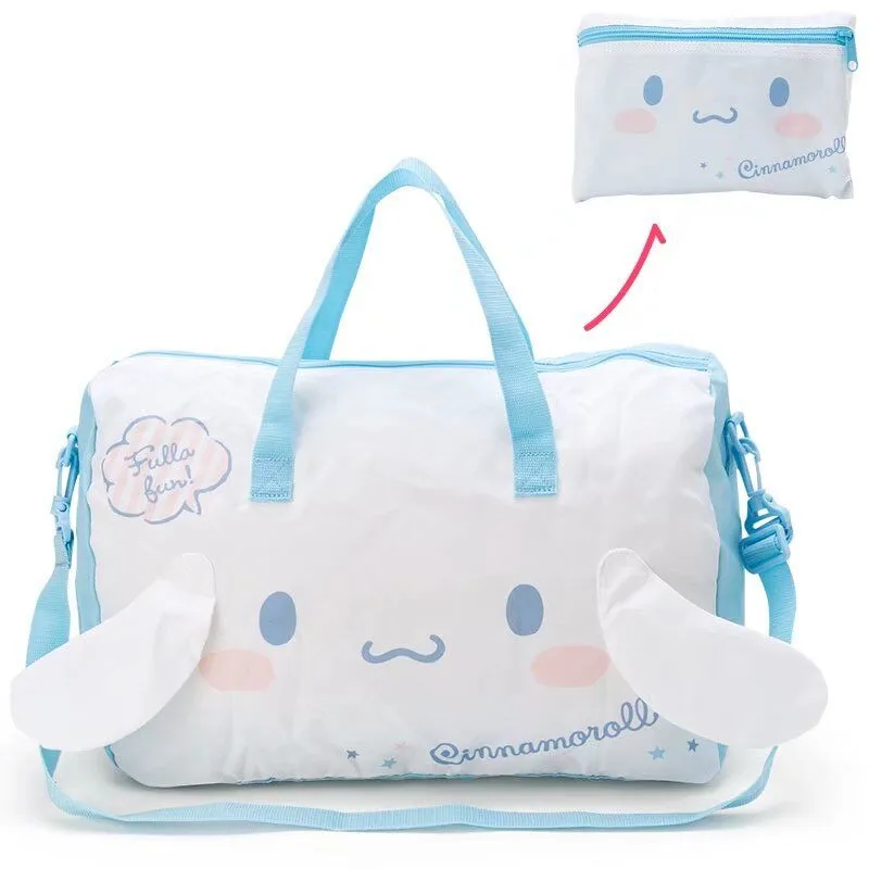 Cinnamoroll Милый мультфильм Cinnamoroll My Melody складная дорожная сумка с колесиками розовая Женская обувь для девочек вместительная спортивная сумка сумки Компактная сумка для поездки - Цвет: Cinnamoroll