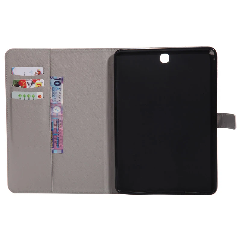 Детский чехол книжка из искусственной кожи с рисунком для Samsung T550 T560 T580 T280 T830 T380 T590