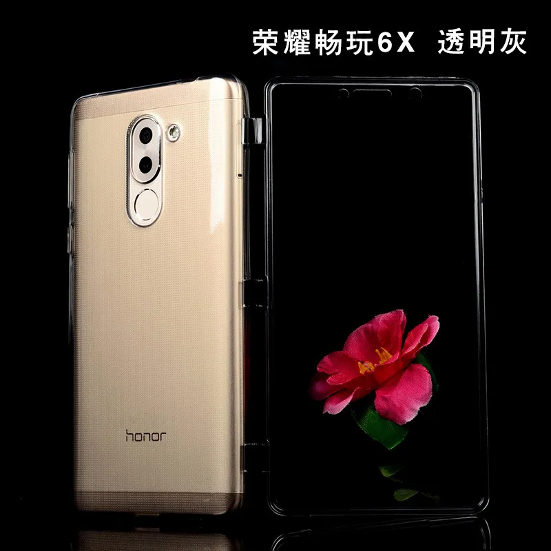 Чехол для Huawei Honor 6X BLN-AL10 чехол Качество прозрачный флип Honor6X задняя крышка