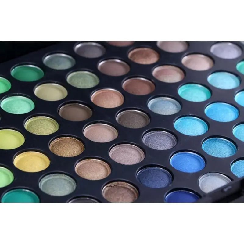 16/252 цветов Профессиональная палитра для макияжа мерцающие и блестящие тени век