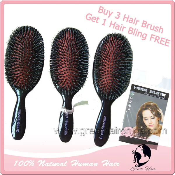 Антистатическая щетка 3 шт./лот профессиональная для наращивания волос с