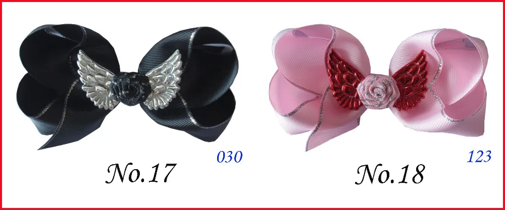 20 благословение Good Girl Boutique 4 5 &quotABC заколка для волос с бантом надписью Angel и