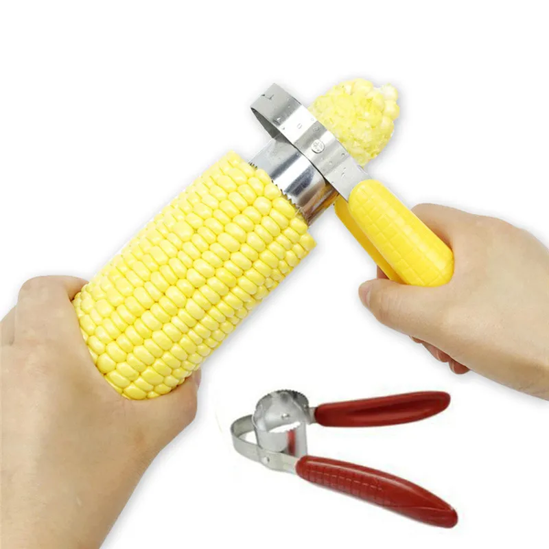 Кухня Кукуруза Cob резак для стриптиза Овощечистка молотилка лезвие из