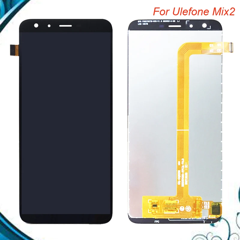 100% хорошо работает с ЖК-дисплеем Ulefone Mix 2 + быстрая замена для Mix2 кодирующий
