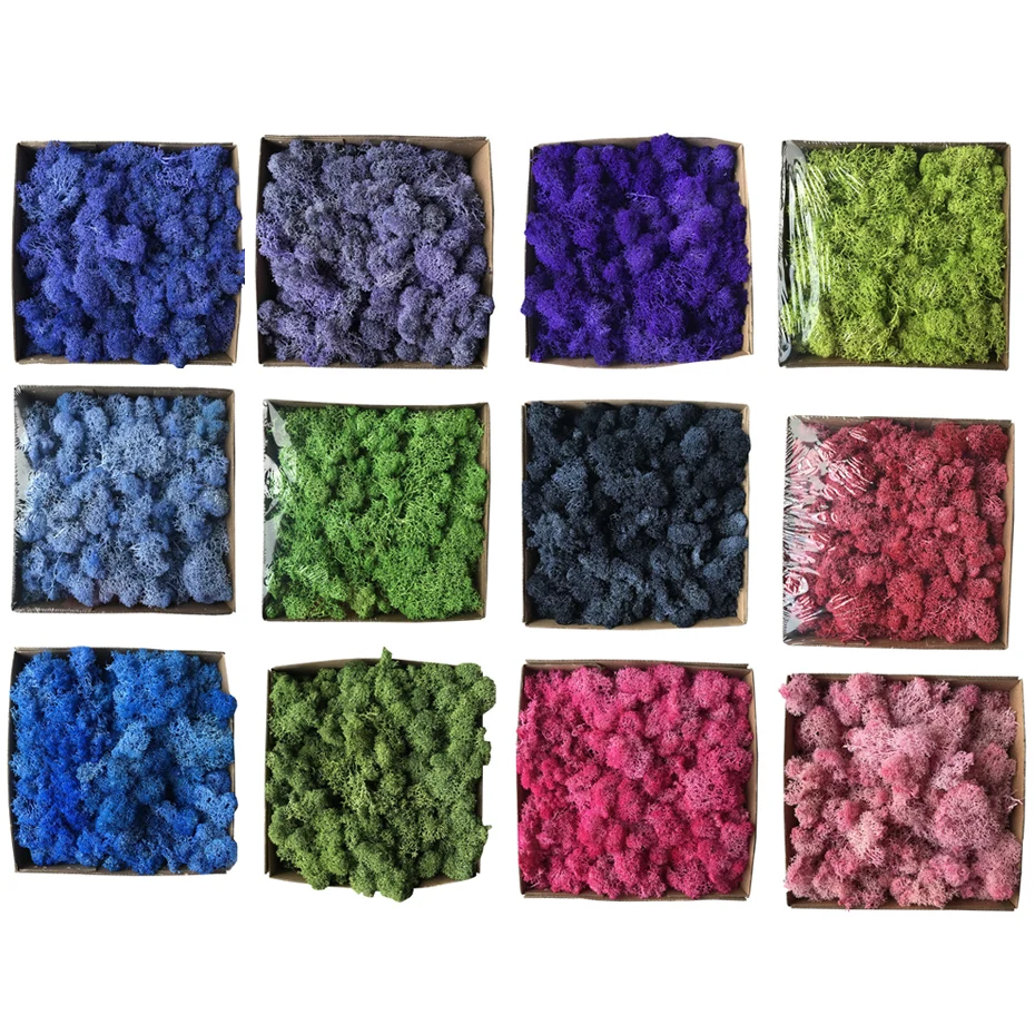 Декоративные сушеные цветы высококачественный Искусственный мох неувядающие