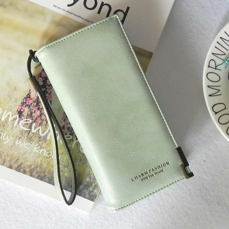 Qweek Высокое качество модные женские туфли Женские Кошельки 2017 длинные скучный