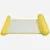 Yellow Foldable Water Hammock Increase Inflatable Air Mattress Beach Lounger Summer Swimming Pool Floating Single Sleeping Bed Chair - Цвет: Yellow