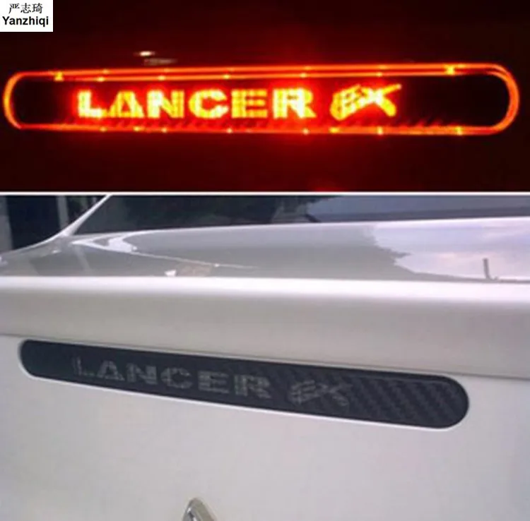 Наклейка на тормоз из углеродного волокна для Lancer Ex 9 10 высококачественные задние