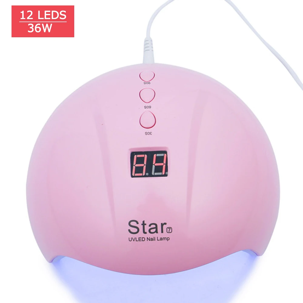 

UV Lamp LED Nail Lamp Nail Dryer For All Gels Polish Sun Light Lamp Infrared Sensing Timer 30/60/90s LCD Display Manicure