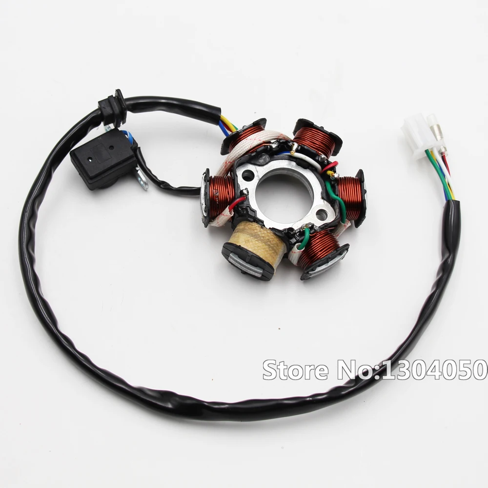 Катушка статора MAGNETO катушка зажигания CDI GY6 125CC 150CC карта багги мотовездехода