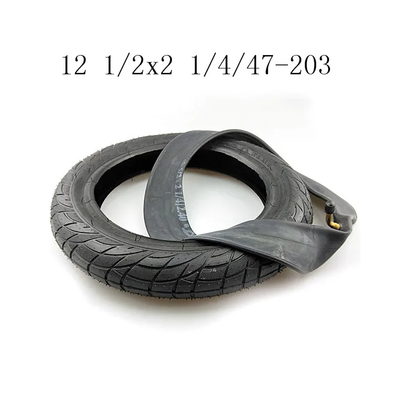 12 дюймов шины 12 1/2x2 1/4 47-203 шины и внутренняя труба подходит для электрического велосипеда, кенгуру для ребенка, складной электрический велосипед