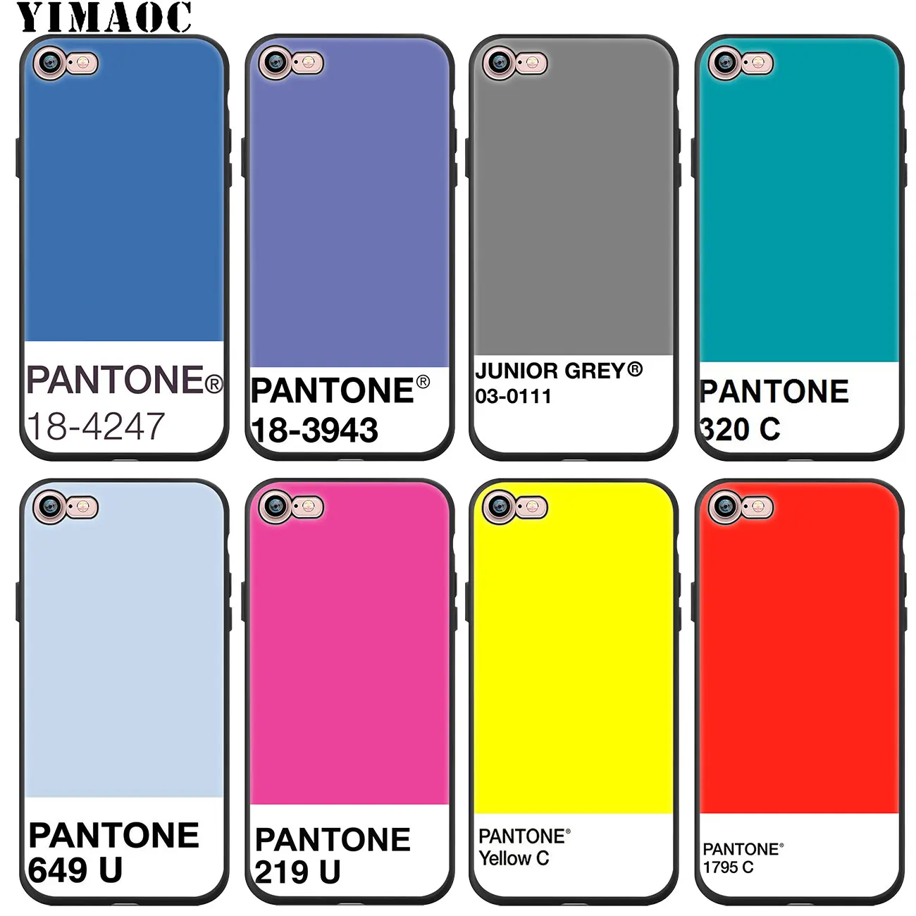 Мягкий силиконовый чехол для телефона YIMAOC Caliente Pantone iPhone 11 Pro XS Max XR X 6 6S 7 8 Plus 5 5S SE 10