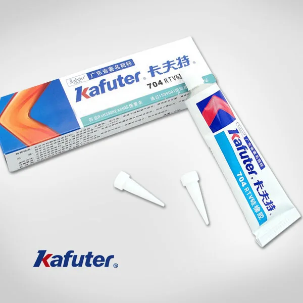 Бесплатная доставка 45g Kafuter силиконовый промышленный клей 704 RTV резиновый белый