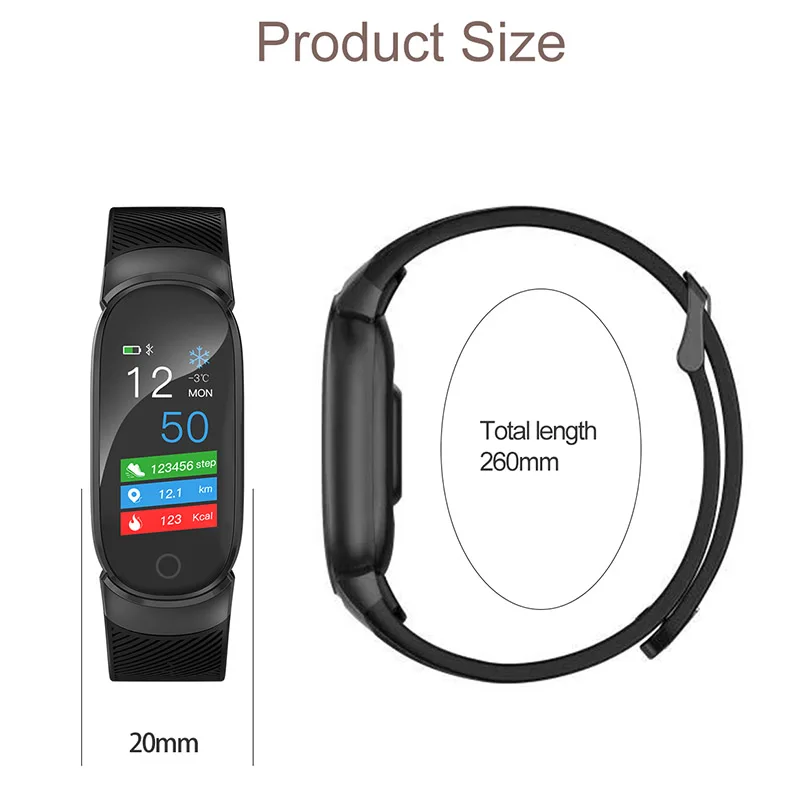 

BIBINBIBI Smart Bracelet Watch Men Women Heart Rate Monitor Waterproof Fitness Tracker Bluetooth Sport smart watch clayco hera