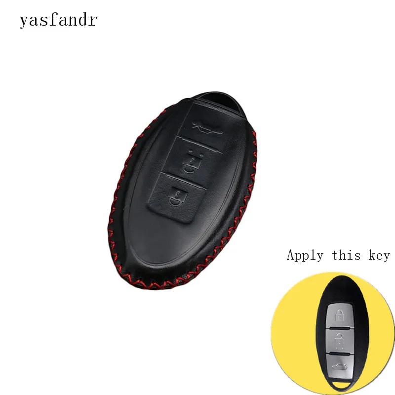 Новые чехлы для ключей чехол Qashqai Pathfinder Versa Tidda Murano Rogue X-Trail Smart Car Key Jacket 3 кнопки |