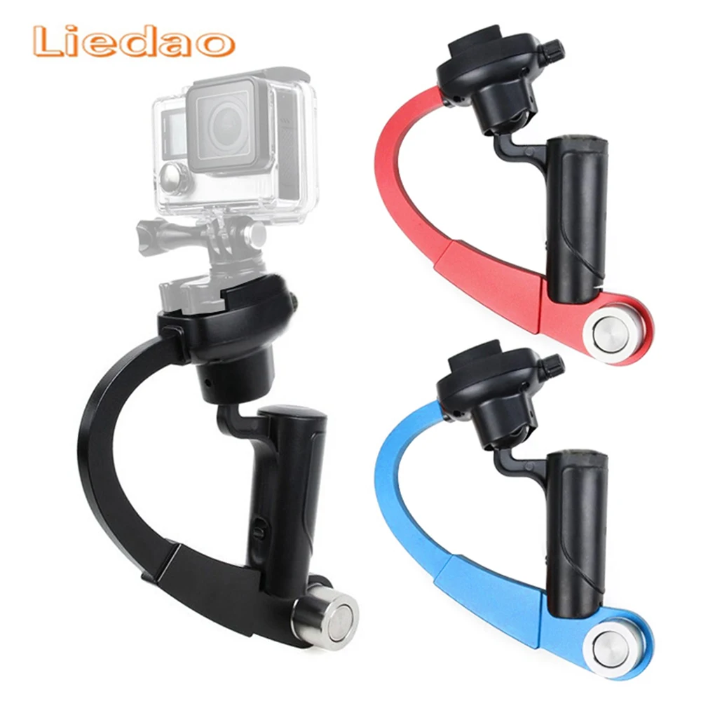 Liedao Мини Ручной Gimbal видео стабилизатор из металла Материал для Gopro Hero 6 5 4 3 Спорт